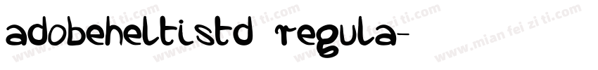 adobeheltistd regula字体转换